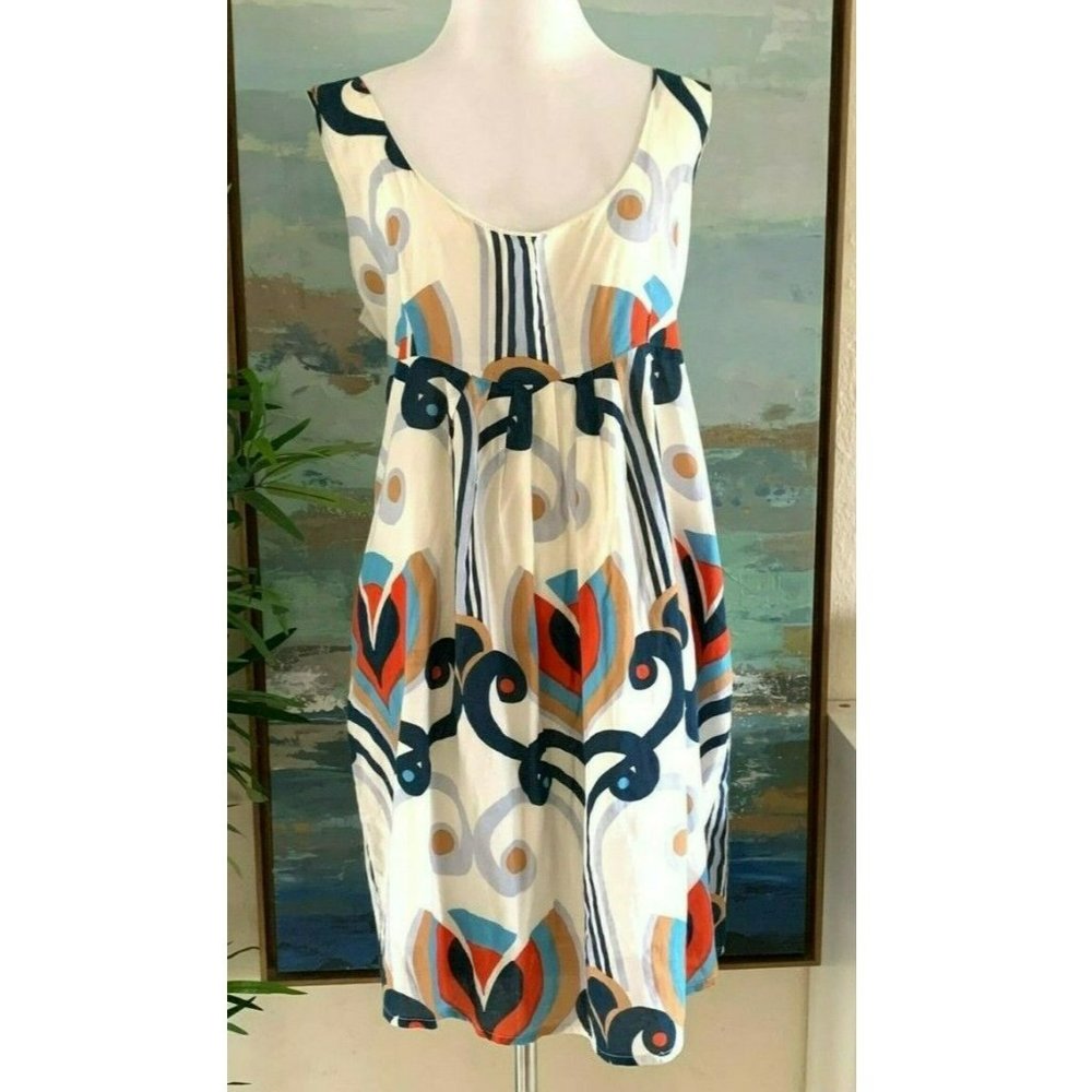 Ea Boho High Waist Mini Babydoll Dress 18